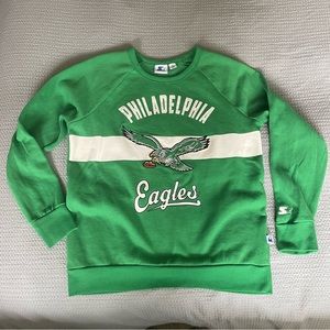 Philadelphia Eagles Kelly Green Starter Sweatshirt